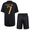 Officiële Voetbalshirt + Korte Broek Real Madrid Vini Jr. 7 Derde 2023-24 - Kids